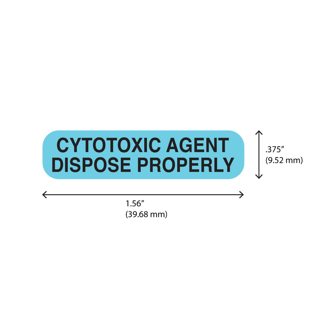 "CYTOTOXIC AGENT" Label