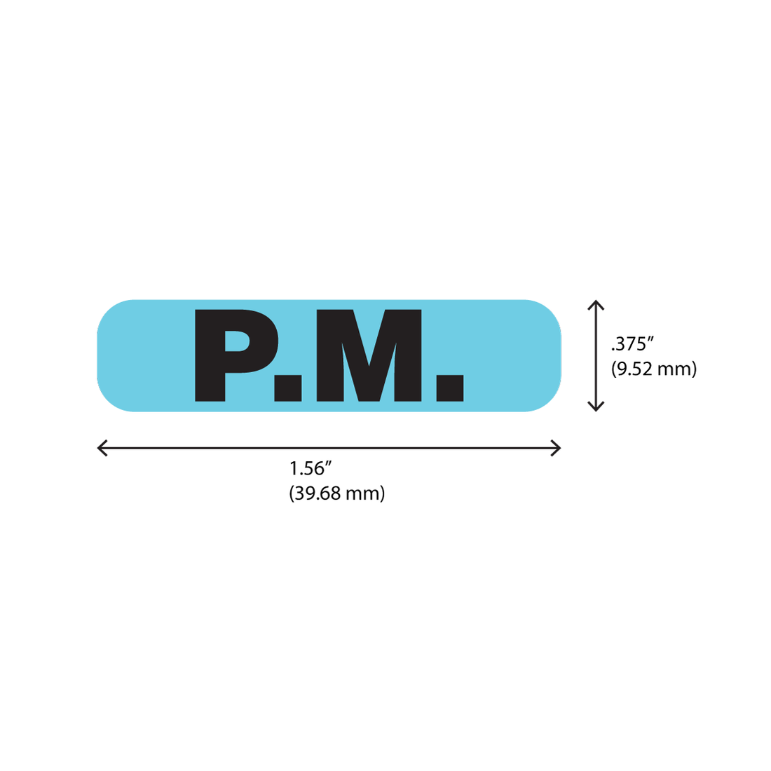 "PM" Label