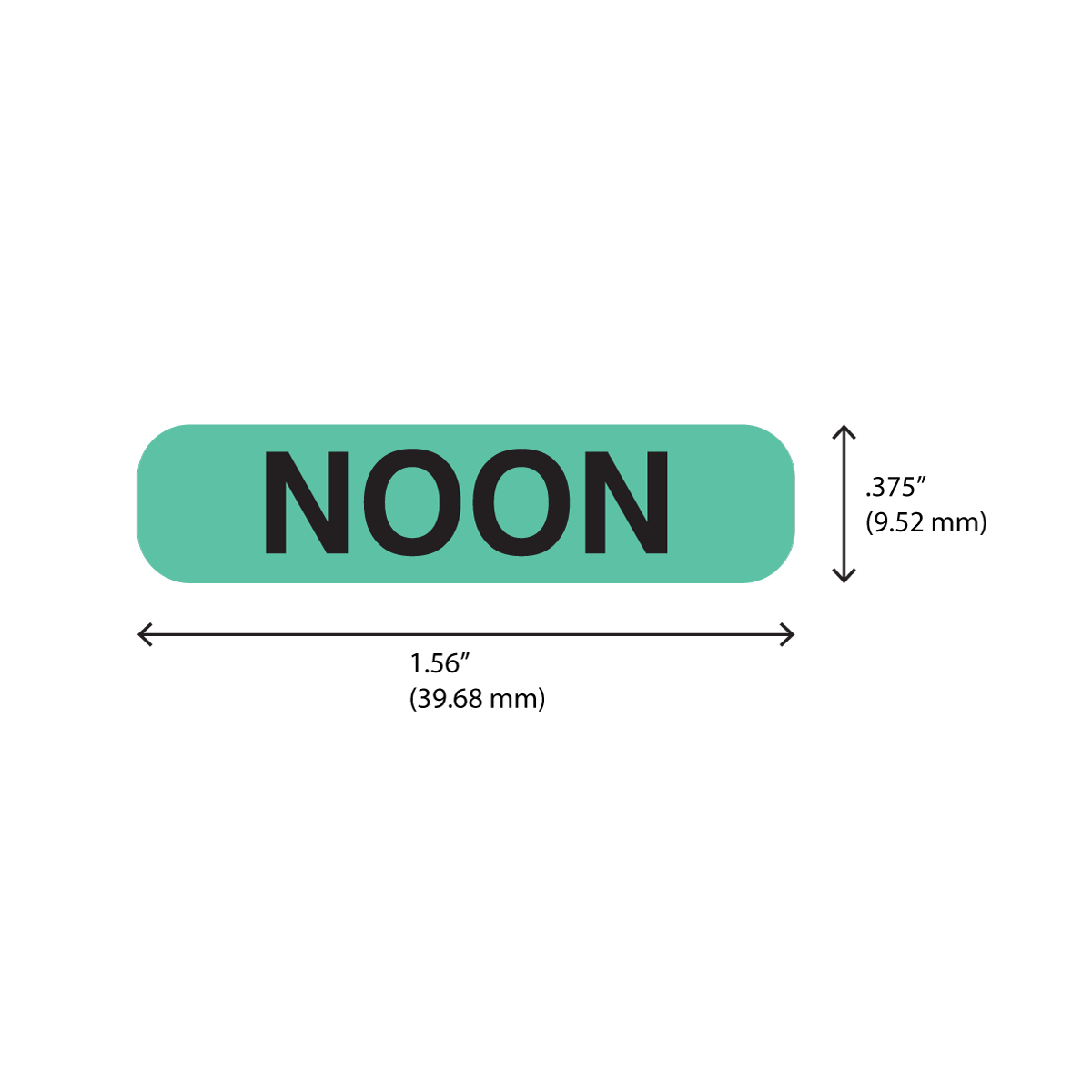 "NOON" Label