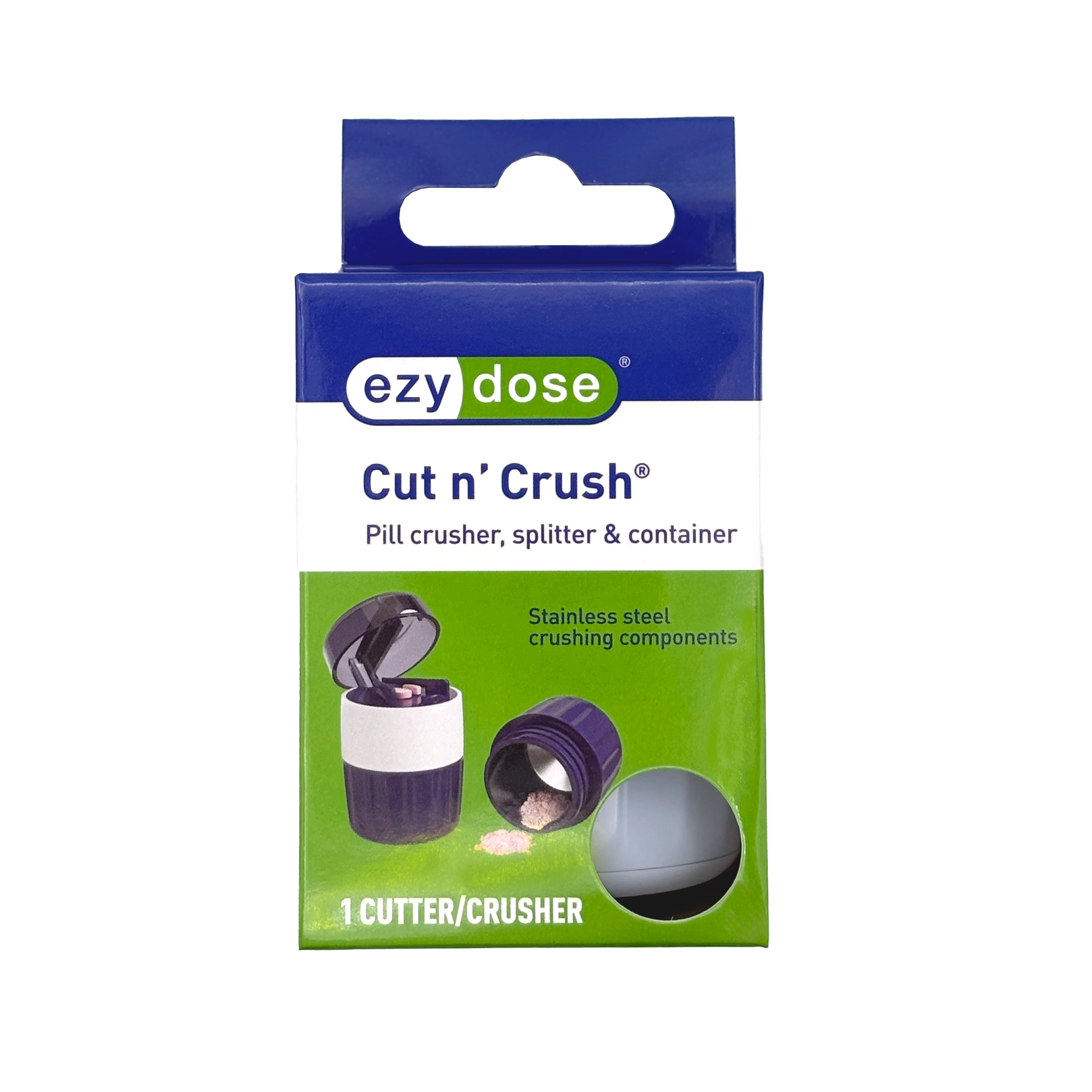 Ezy Dose® 3-In-One Pill Cutter and Crusher