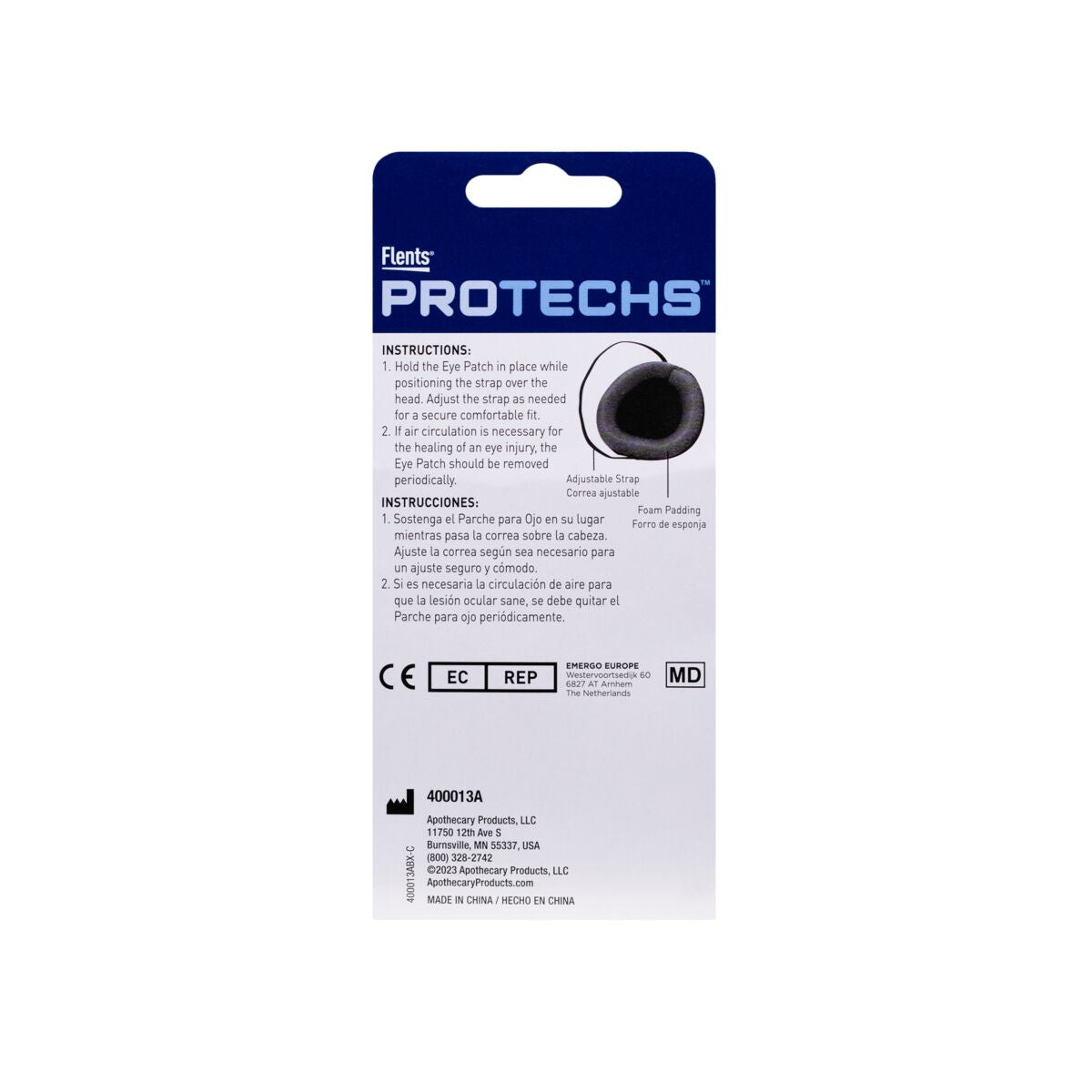 Flents® PROTECHS™ Concave Eye Patch