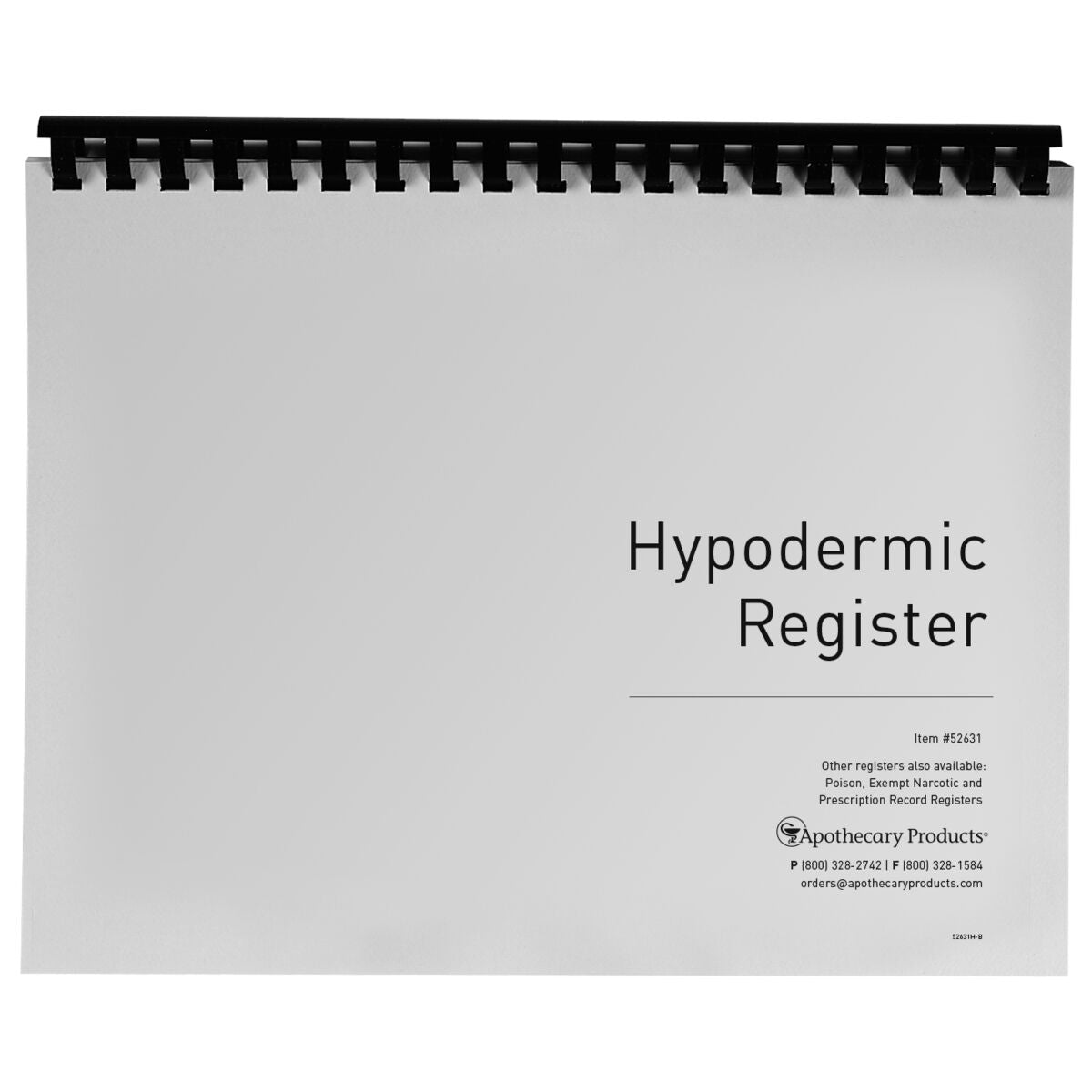 Hypodermic &amp; Needle Register