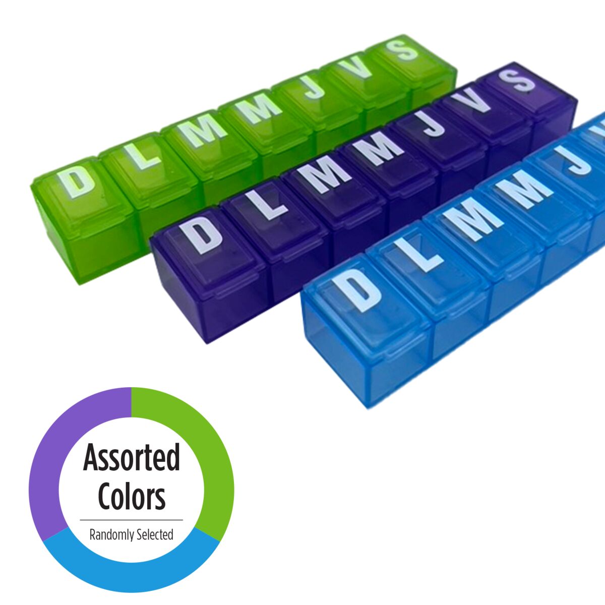 Ezy Dose® Weekly Classic Pill Planner (Small) *SPANISH*