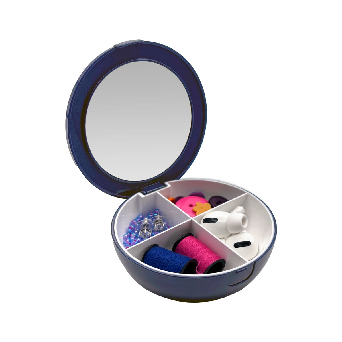 Ezy Dose® Travel Pill Organizer with Mirror