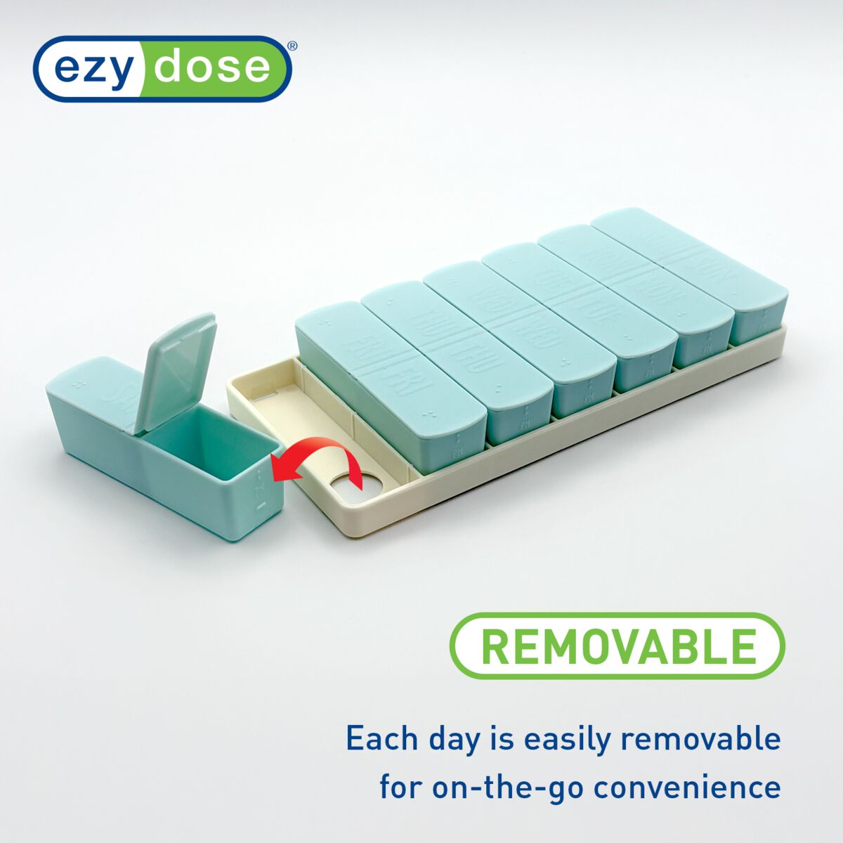 Ezy Dose® Weekly AM/PM Matte Embossed Pill Organizer