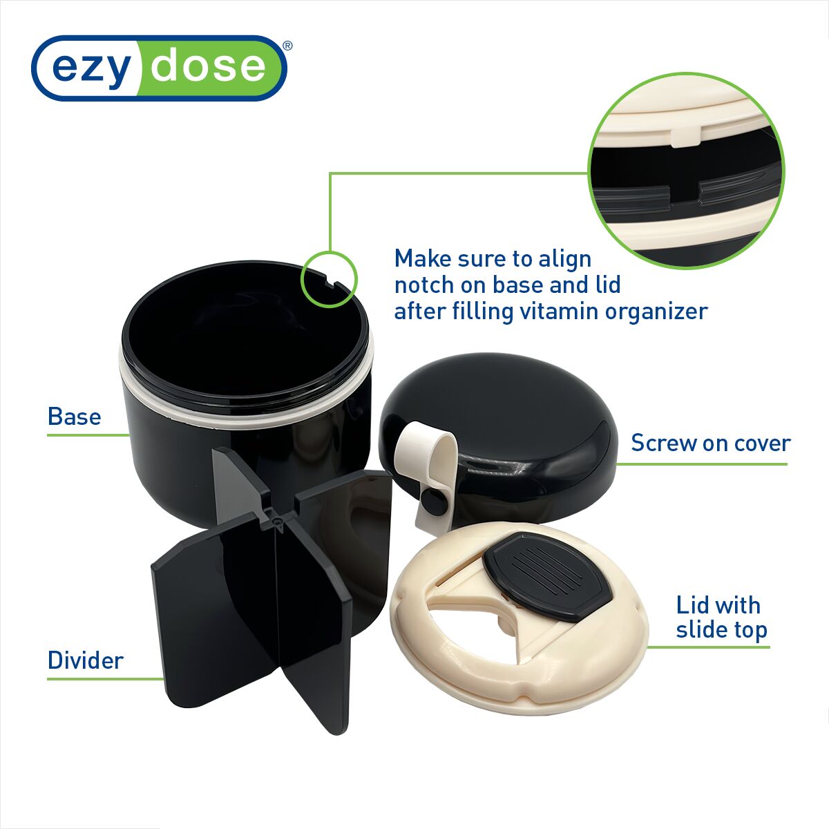 Ezy Dose® Mini Vitamin Organizer (Medium)