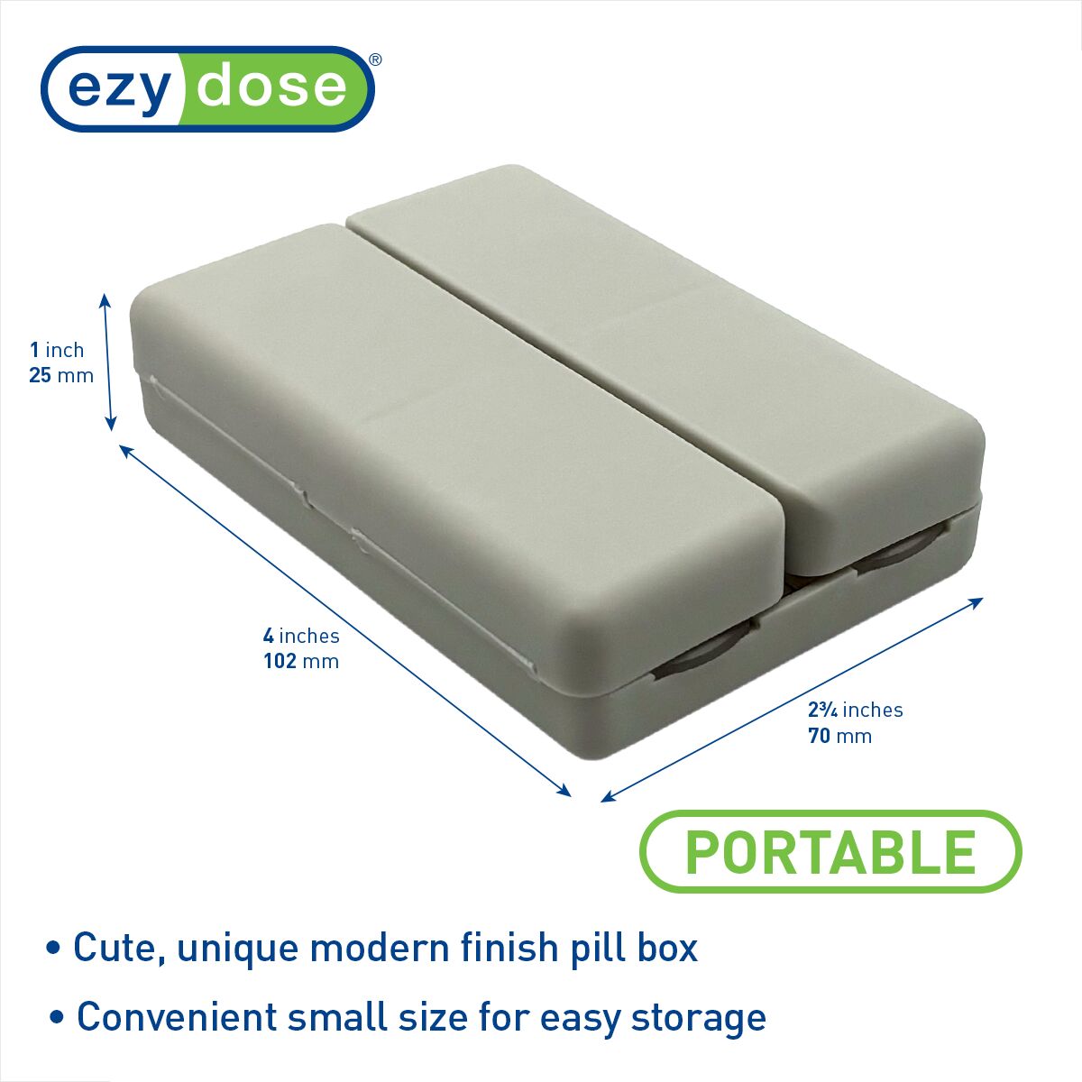 Ezy Dose® Magnetic Bi-Fold Pill Organizer