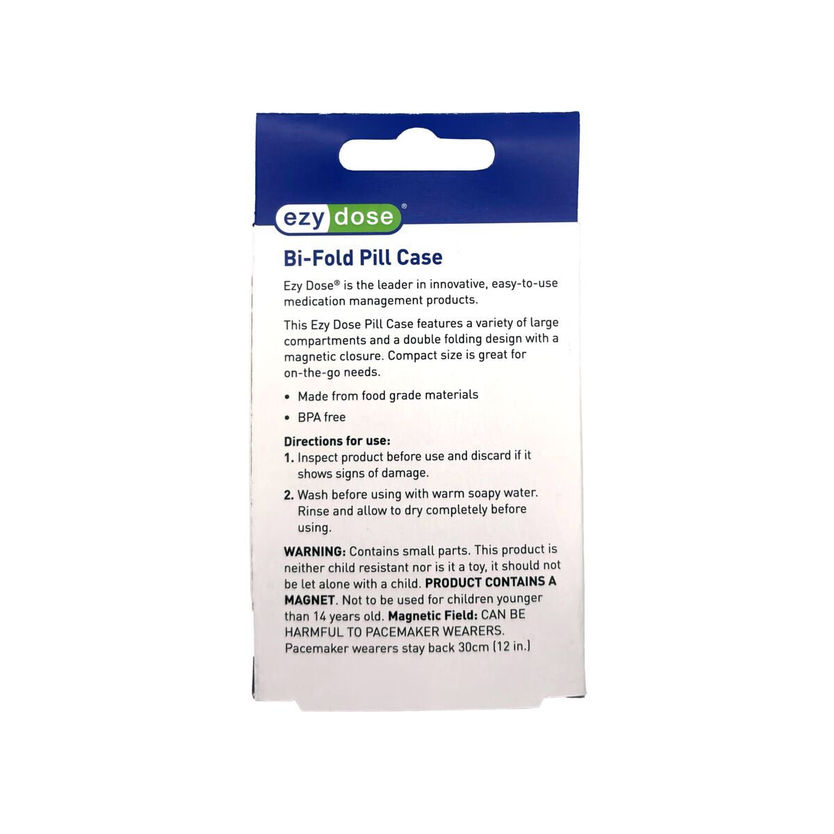 Ezy Dose® Magnetic Bi-Fold Pill Organizer