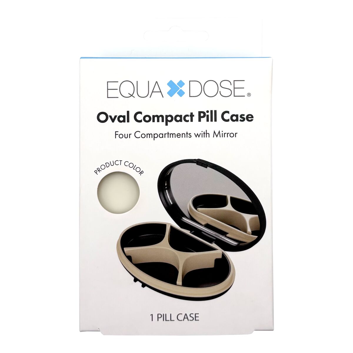 Equadose® Compact Oval Pill Case