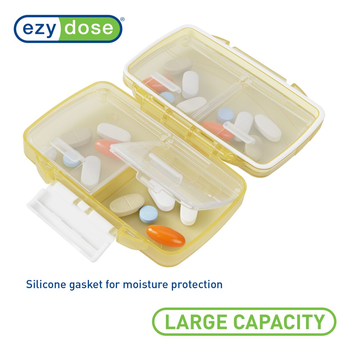 Ezy Dose® Moisture Proof Travel Pill Case