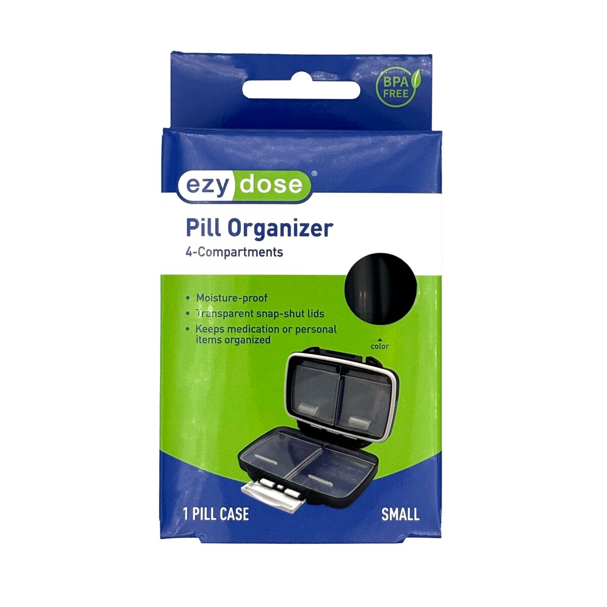 Ezy Dose® Moisture Proof Travel Pill Case