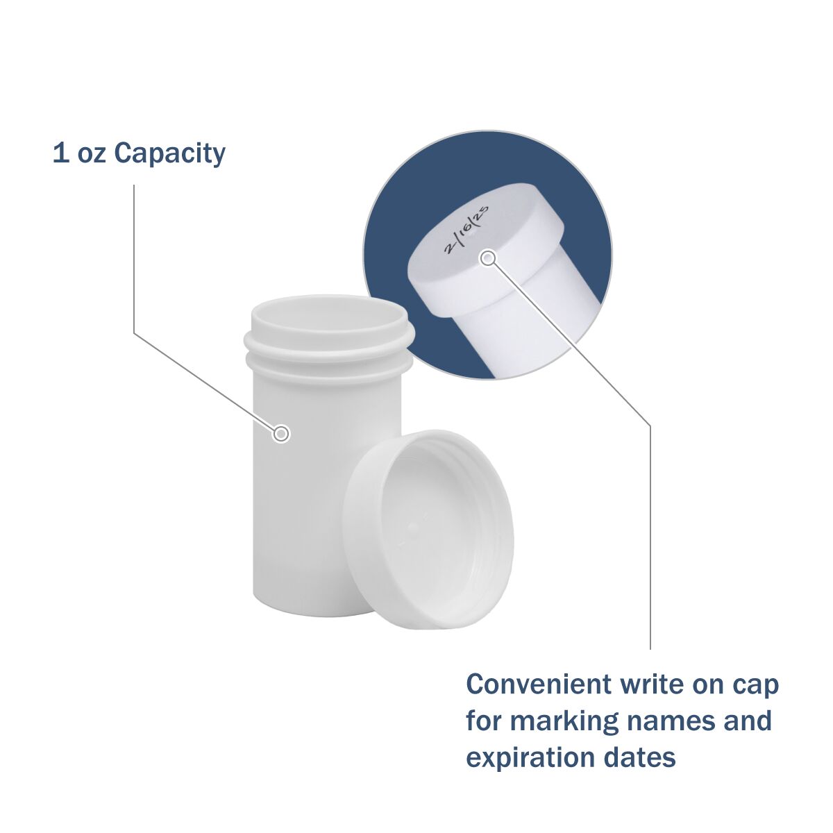 Ezy Dose® Ointment Jar