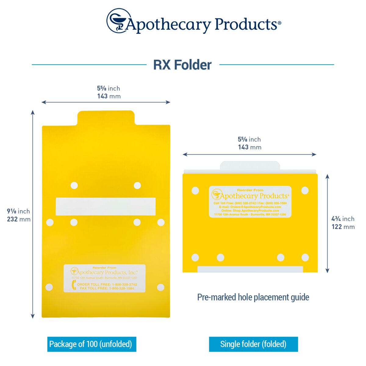 File Folders with Tabs