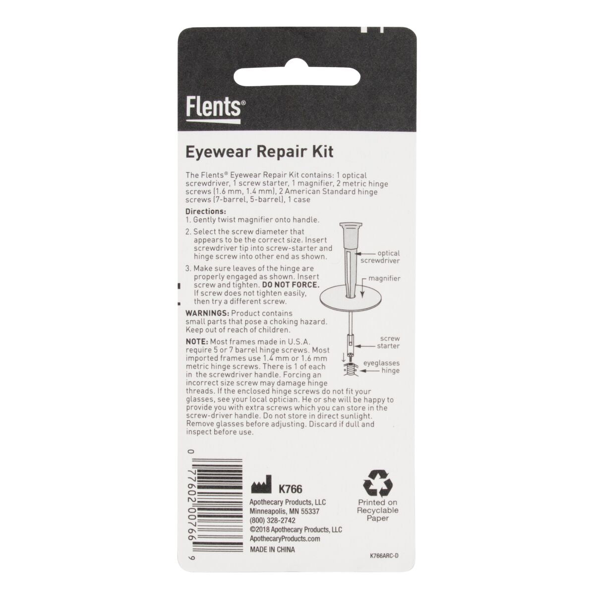 Flents® Eyewear Repair Kit