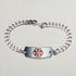 Blank Med ID Bracelet with Wallet Card
