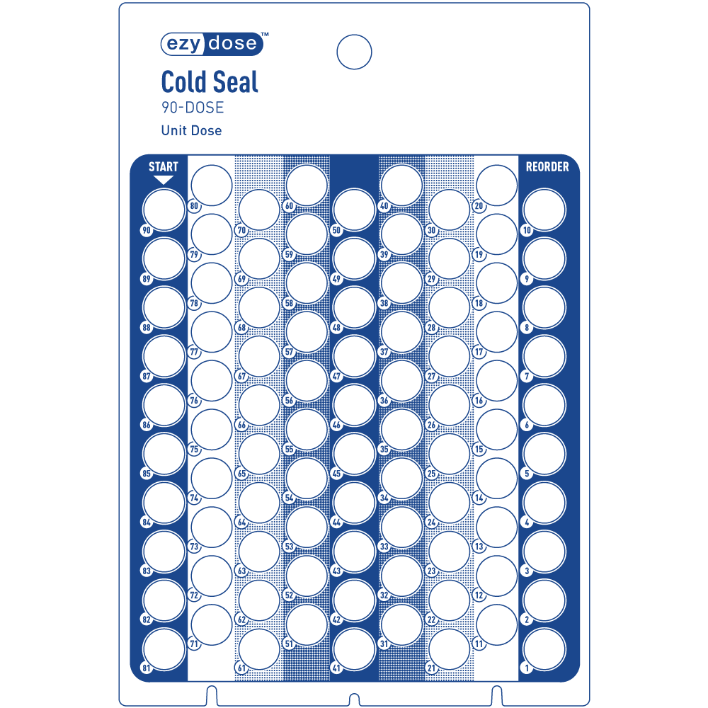 Cold Seal Card 90-dose front | Apothecary Products