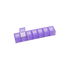 Weekly purple pill organizer