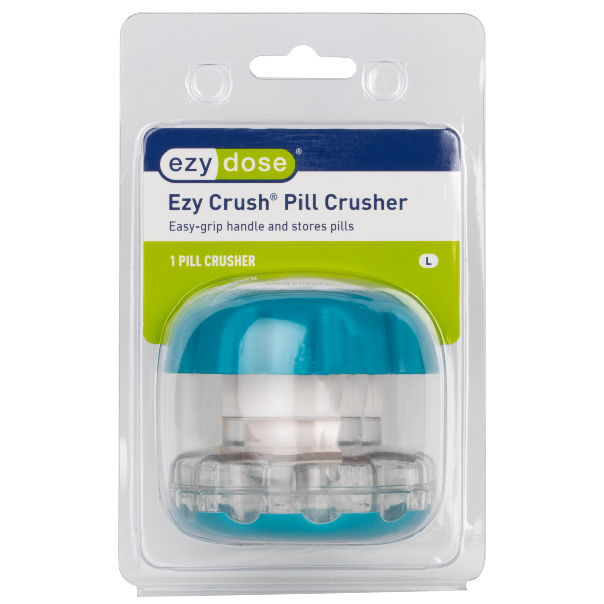 Front packaging of pill crusher