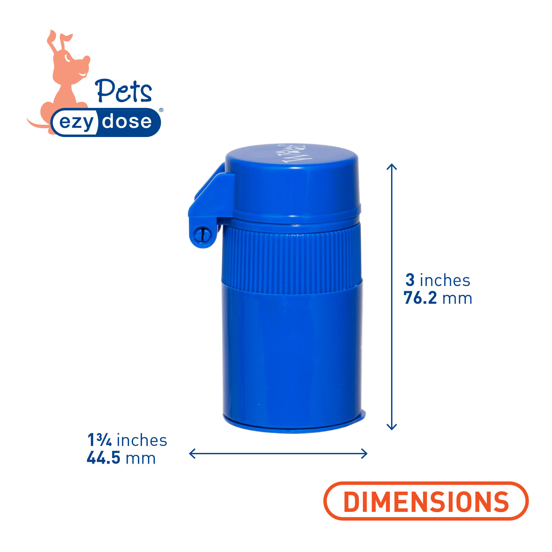 Pill cutter and crusher dimensions