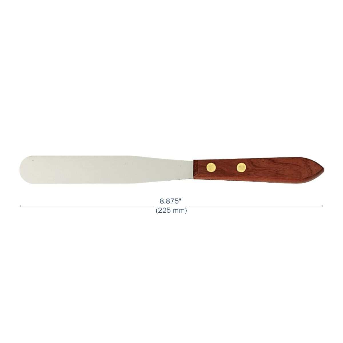 5" Stainless Steel Spatula dimensions