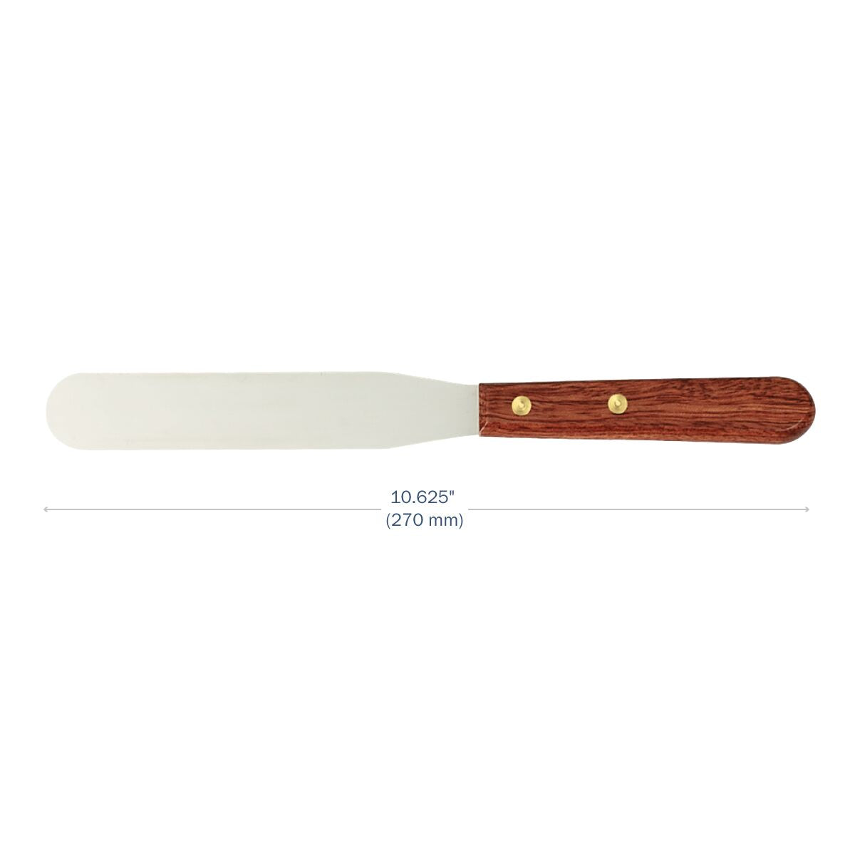 6" Stainless Steel Spatula dimensions