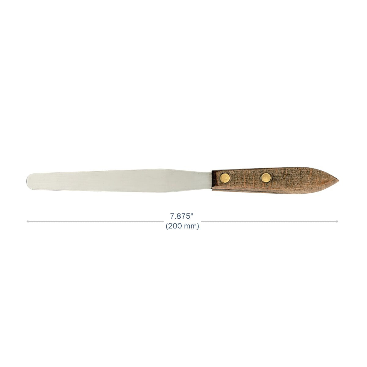 Dimensions for Tapered Stainless Steel Spatula 4 3/4"