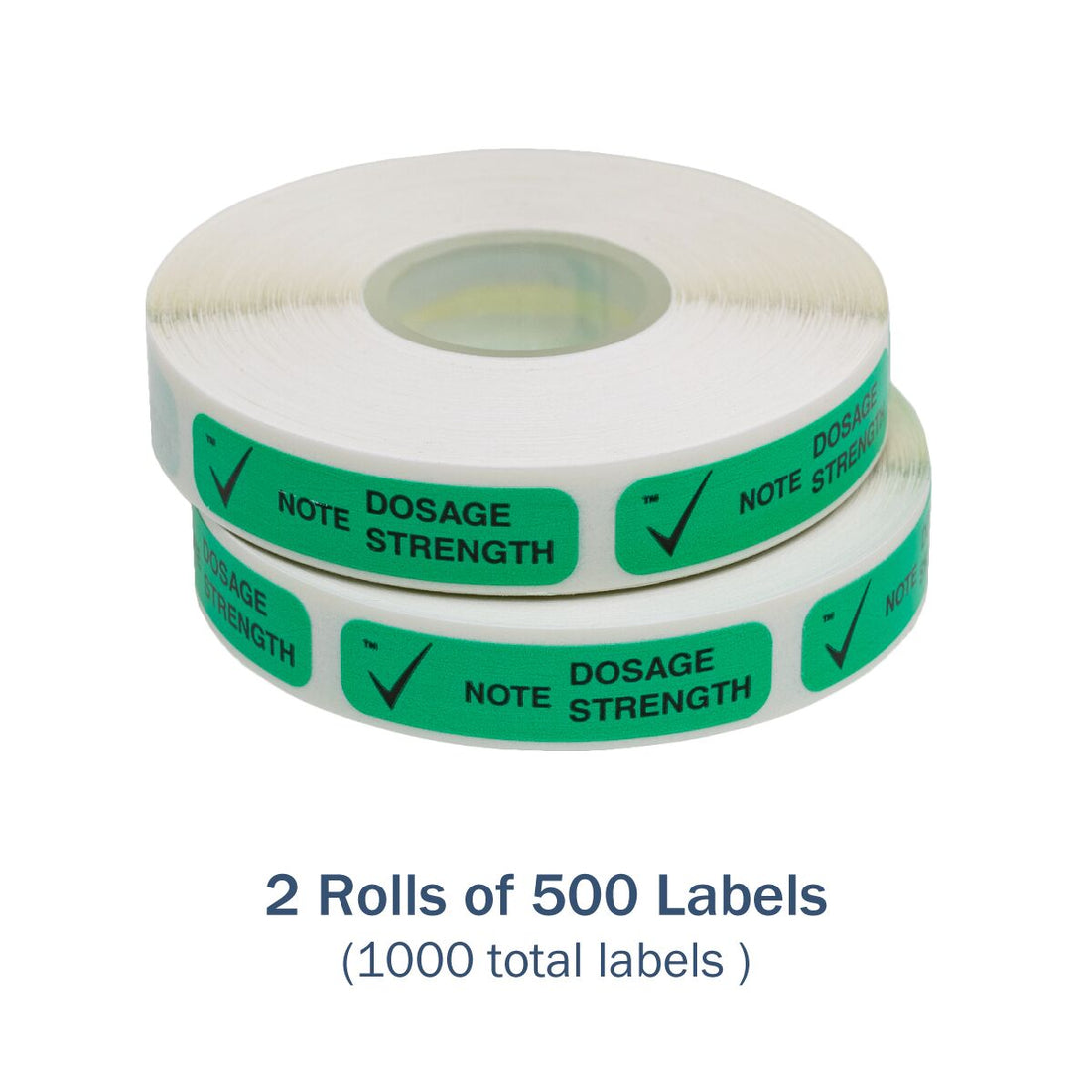 "NOTE DOSE STRENGTH" Label