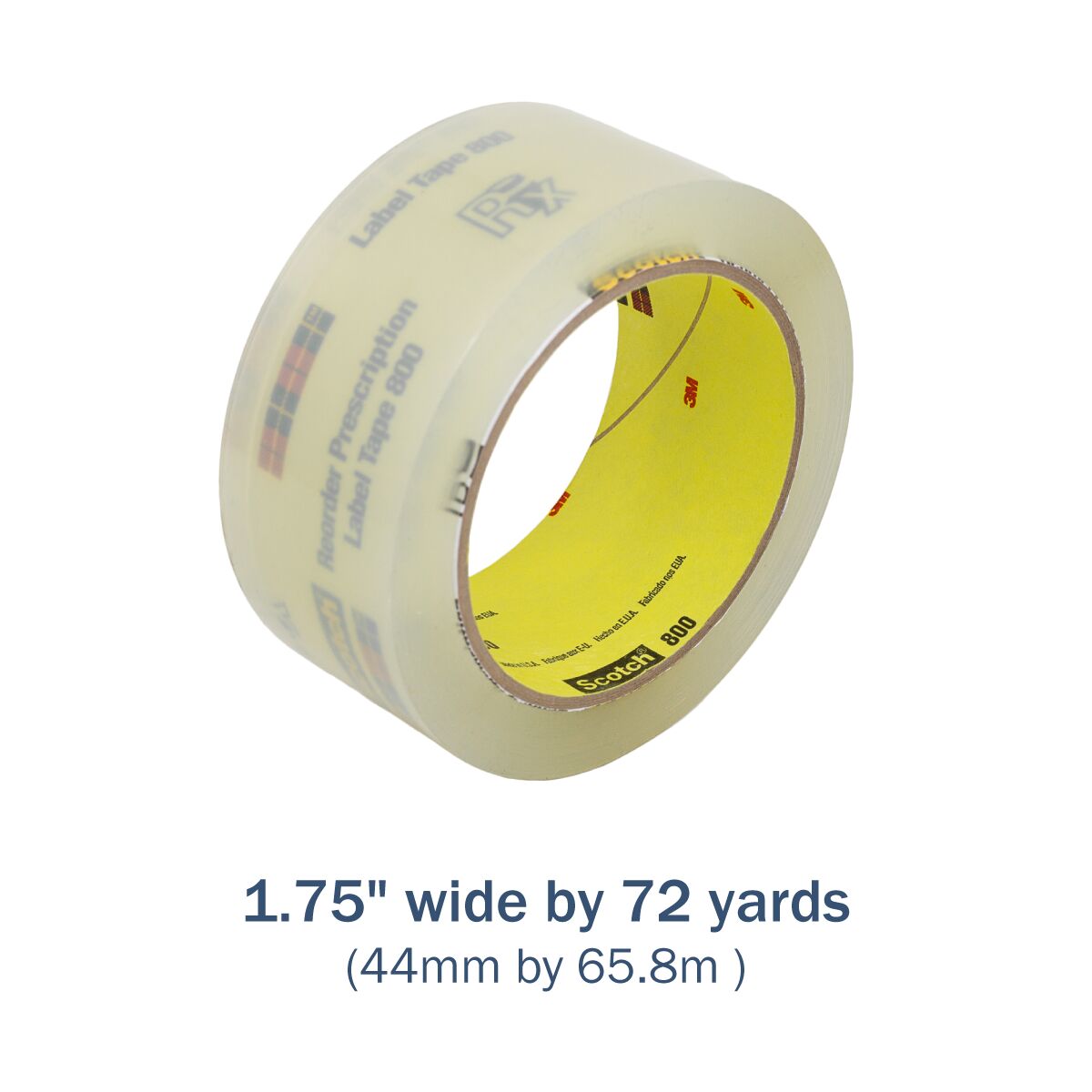 1.75" wide by 72 yards