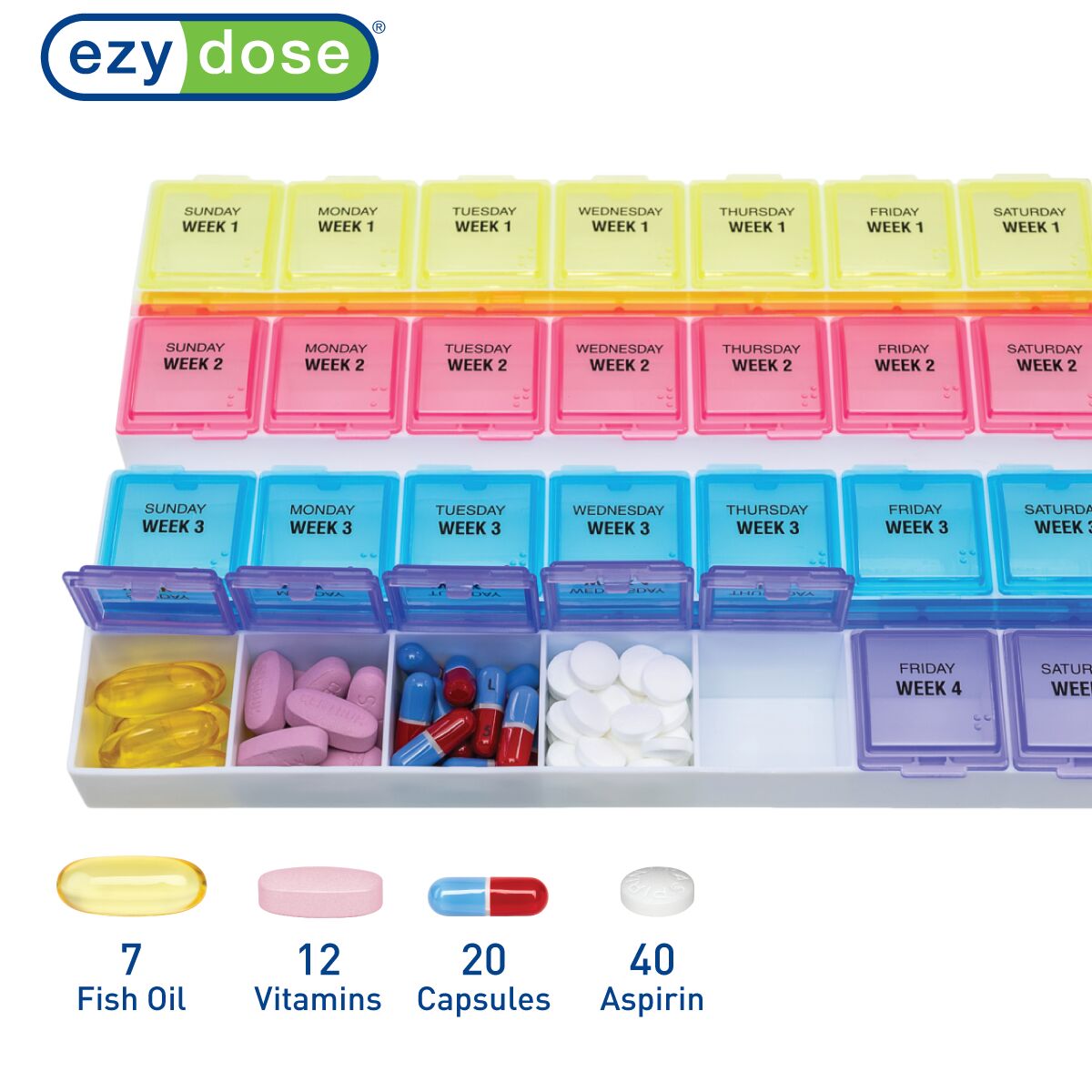 medtime pill organizer pill capacity