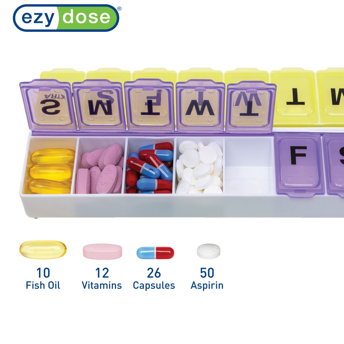 duets pill organizer pill capacity