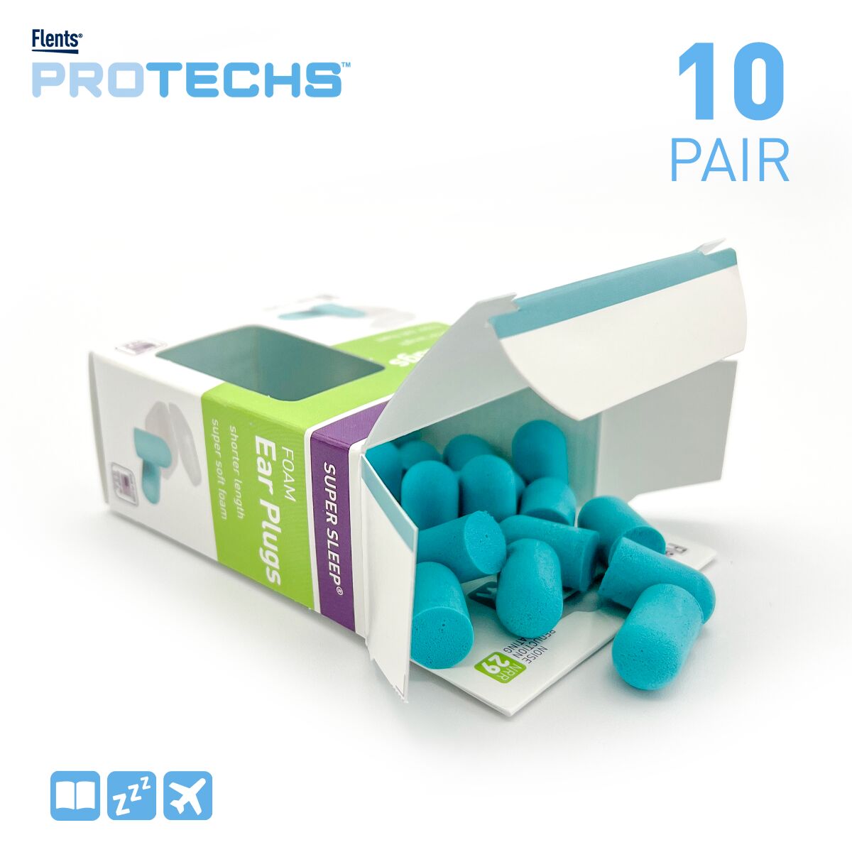 10 pair earplugs