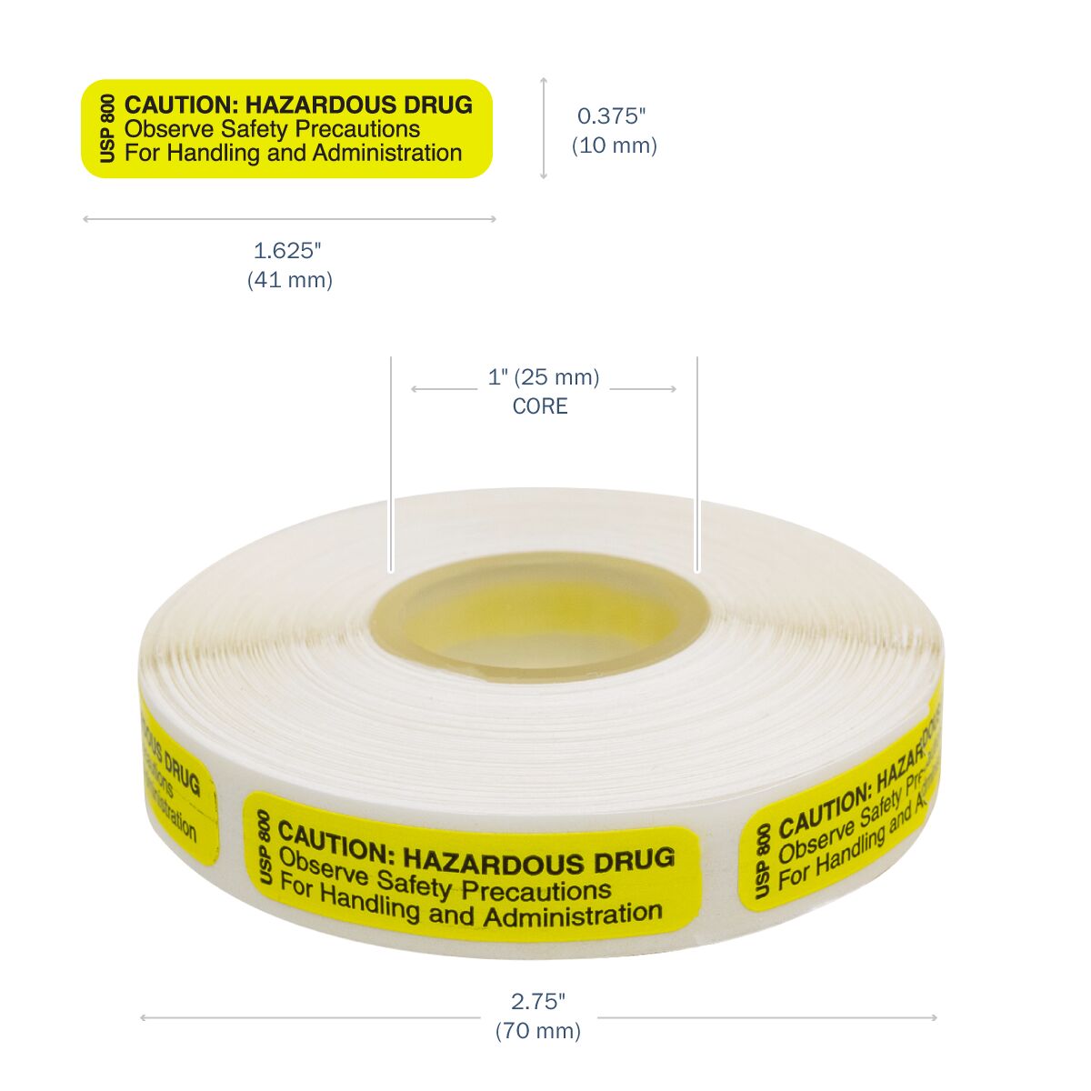 "USP 800 Label"