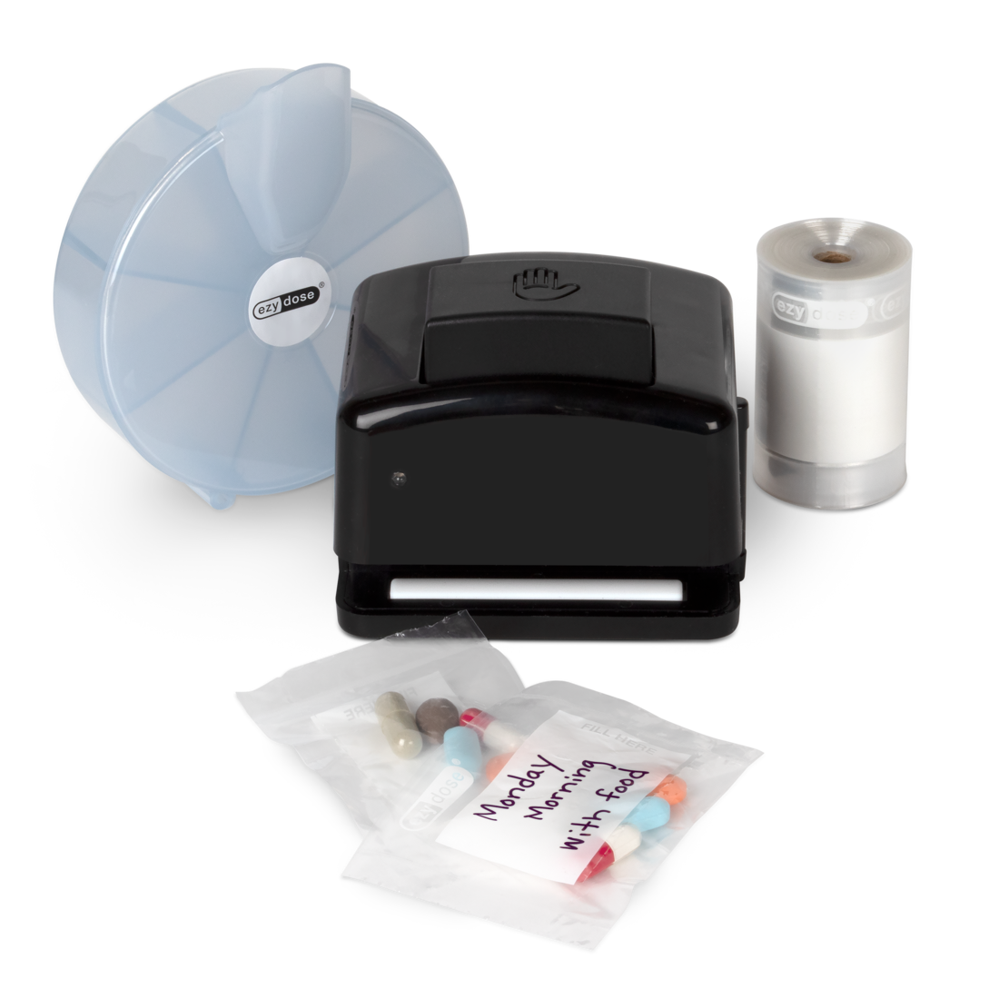 Ezy Dose® Pill & Vitamin Packing System box contents