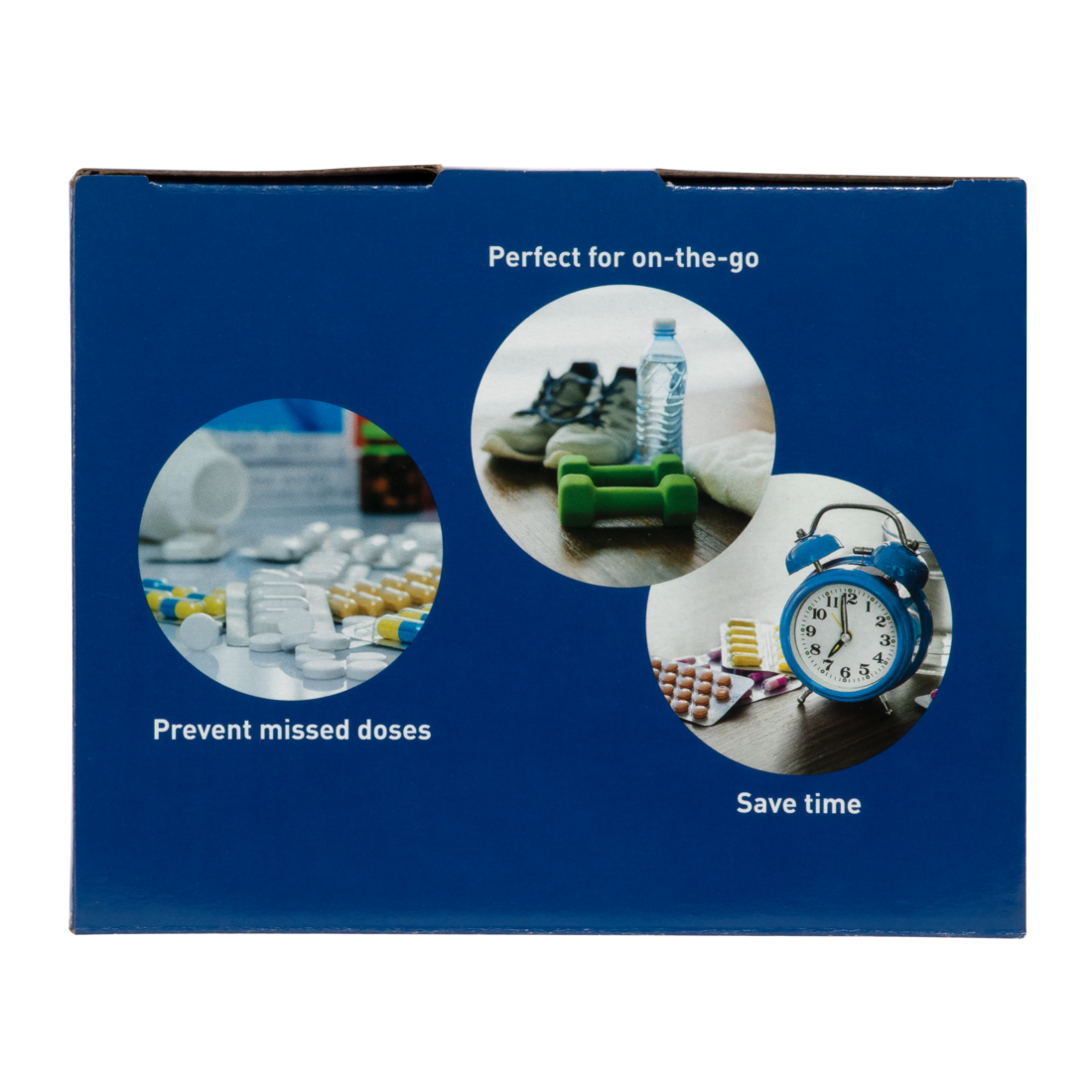 Top packaging of Ezy Dose® Pill & Vitamin Packing System