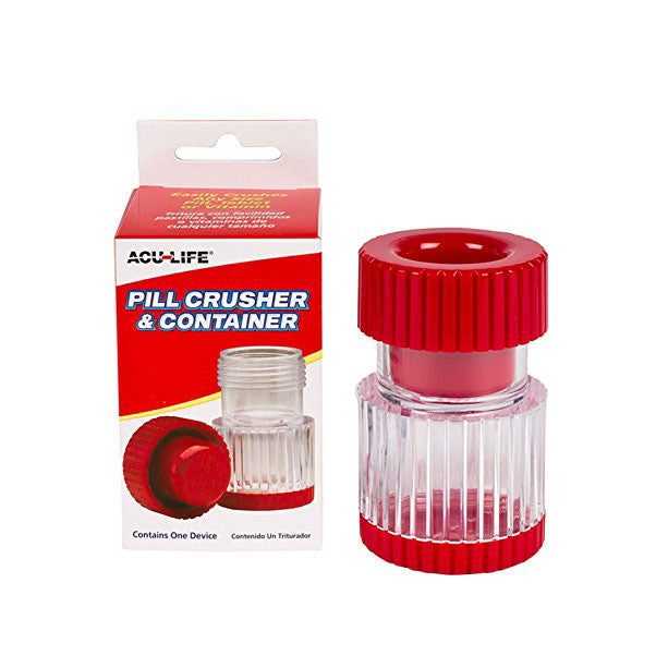 Front packaging of pill crusher