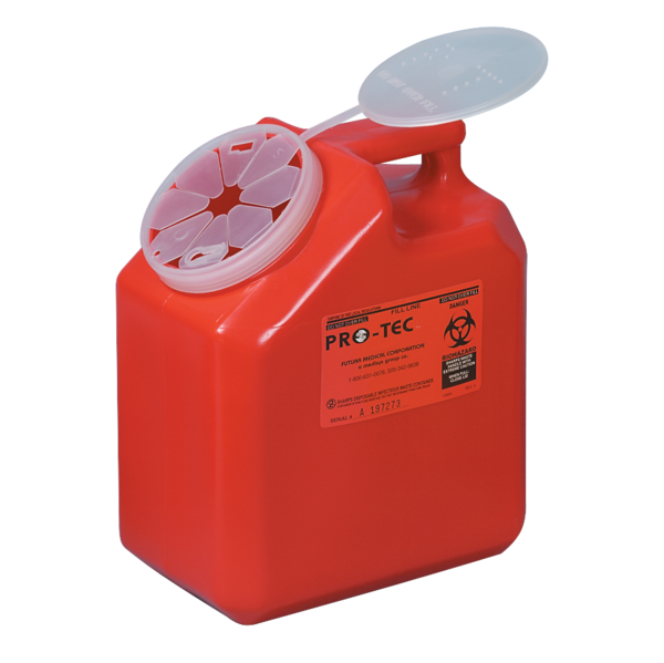 Biohazard Containers Infectious Waste Container 2 Gallon