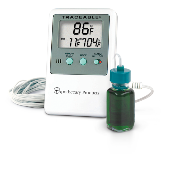 Traceable® Memory Monitoring Refrigerator/Freezer Thermometer – Apothecary  Products