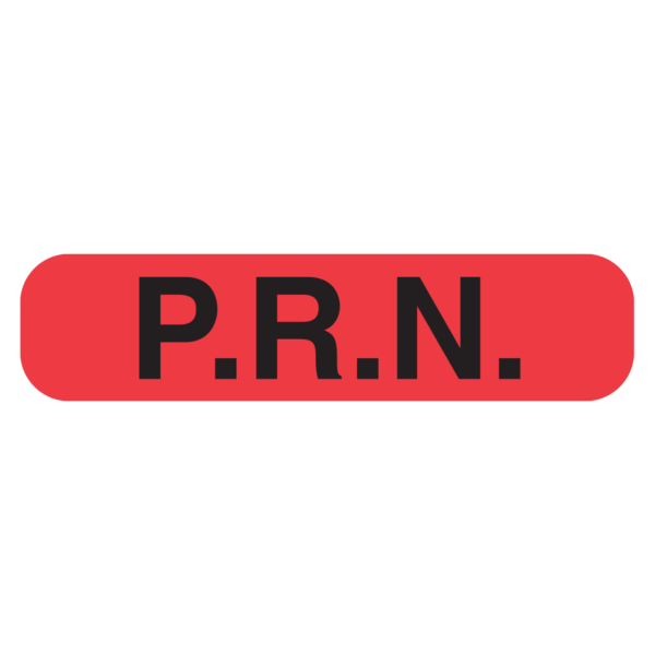 "PRN" Medication Label