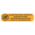 "DO NOT TAKE DAIRY" Medication Label