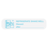 "REFRIGERATE, SHAKE WELL" Medication Label