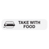 "Take With Food" Medication Label