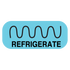 "REFRIGERATE" Medication Label
