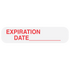 Write-in "EXPIRATION DATE" Medication Label