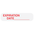 Write-in "EXPIRATION DATE" Medication  Label