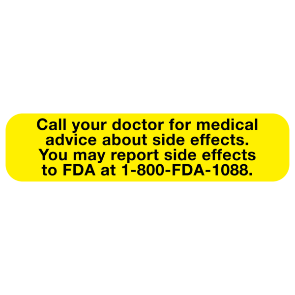 "FDA DRUG REACTION" Medication Label