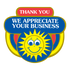 "THANK YOU APPRECIATE" Label