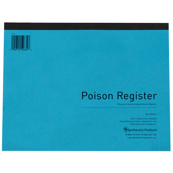 Poison Register