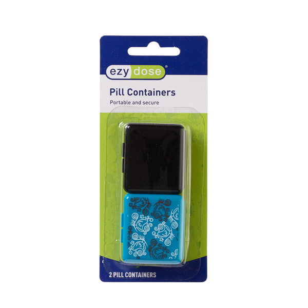 Pockettes® Pillbox - 2 patterned containers