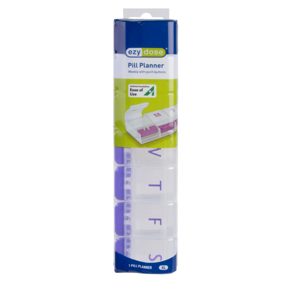 Push Button Weekly Pill Planner XL