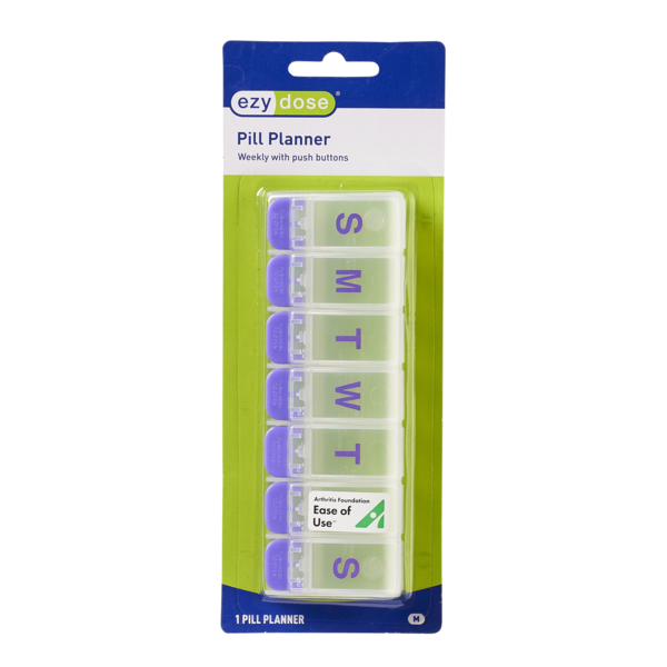 Push Button Weekly Pill Planner Medium